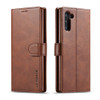 For Galaxy Note 10 LC.IMEEKE Calf Texture Horizontal Flip Leather Case, with Holder & Card Slots & Wallet(Brown)