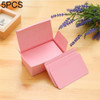 Memory Cards Blank DIY Graffiti Word Cards Small Memo Pad Blocks Memorandum Note Word Cards(Pink)