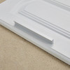 5 PCS 2057-160 Drawer Cabinet Door Handle Straight Door Handle (White)
