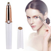 Push Button Electric Eyebrow Trimmer Automatic Hair Removal Device(Pearl White)