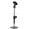 Adjustable Microphone Desk Stand, Height: 12.5-25.5cm