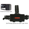 YWXLight waterproof XML-T6 COB 8LED headlight outdoor headlights USB charging rechargeable headlights red light