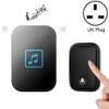 CACAZI FA86 Self-Powered Smart Home Wireless Doorbell, UK Plug(Black)