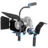 YELANGU YLG1102A-B Dual Handles Camera Shoulder Mount Kit with Matte Box & C Mount for DSLR Camera / Video Camera