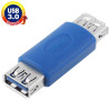 Super Speed USB 3.0 AF to AF Cable Adapter (Blue)