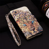 Leopard Pattern Colored Drawing Horizontal Flip Leather Case for Huawei P30 Lite, with Holder & Card Slots & Wallet & Lanyard