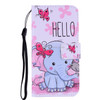 Butterfly Elephant Pattern Colored Drawing Horizontal Flip Leather Case for Huawei Mate 20, with Holder & Card Slots & Wallet & Lanyard