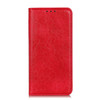 For LG K61 Magnetic Crazy Horse Texture Horizontal Flip Leather Case with Holder & Card Slots & Wallet(Red)