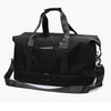 Dry and Wet Separating Shoulder Travel Bag Leisure Sport Handbag with Shoes Socket (Black)