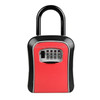 Car Password Lock Storage Box Security Box Hook Installation-free Safety Box(Red)