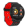 X7 Smart Watch IP68 Waterproof Men Sports Smartwatch Android Bluetooth Watch Support Heart Rate / Call Reminder / Pedometer / Sleep Monitoring / Tracker(Black Red)