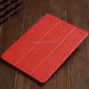 Three-folding Horizontal Flip Leather Case for iPad Air (2019), with Holder (Red)