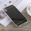 Acrylic + TPU Electroplating Mirror Case for iPhone XR (Black)