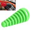 Motorcycle Exhaust Pipe Motocross Tailpipe PVC Air-bleeder Plug Exhaust Silencer Muffler Wash Plug Pipe Protector(Green)