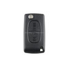 For PEUGEOT 2 Buttons Intelligent Remote Control Car Key with Integrated Chip & Battery & Holder, without Grooved, Frequency: 433MHz