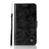 For Lenovo Vibe P2 Retro Copper Button Crazy Horse Horizontal Flip PU Leather Case with Holder & Card Slots & Wallet & Lanyard(Black)