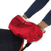 2 Pairs Baby Stroller Warm Gloves Modified Version of the Cart Out of the Wind And Antifreeze Gloves(Red)