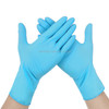 100 PCS Blue Disposable Butyronitrile Gloves Housework Supplies, Size: M, Suitable for Palm Width: 8cm-9cm