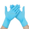 100 PCS Blue Disposable Butyronitrile Gloves Housework Supplies, Size: L, Suitable for Palm Width: 9cm-10cm