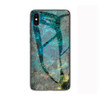 Marble Glass Protective Case for iPhone XS Max(Emerald)
