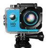 HAMTOD HF40 Sport Camera with 30m Waterproof Case, Generalplus 6624, 2.0 inch LCD Screen(Blue)