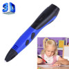 Gen 6th ABS / PLA Filament Kids DIY Drawing 3D Printing Pen with LCD Display(Blue+Black)