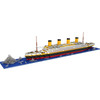 Titanic DIY Assembled Building Blocks Boat Children Educational Toy