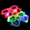 6 PCS New Funny Party Decoration Plastic Fluorescent Glow Glasses, Creative Gifts LED Glow Toys Glasses, Random Color Delivery