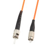 FC-ST Single-Core Multi Mode Fiber Optic Jumper, Length: 3m