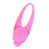 LED Night Light Pet Safety Collar Silicone Pendant (Pink)