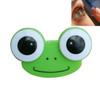 2 PCS Creative Environmental Protection Cartoon Animal Big Eye Contact Lens Box(Green Frog)