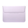 Universal Envelope Style PU Leather Case with Holder for Ultrathin Notebook Tablet PC 15.4 inch, Size: 39x28x1.5cm(Purple)