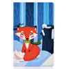 Colored Drawing Universal Voltage Craft Cloth TPU Protective Case, with Holder & Sleep / Wake-up Function & Card Slots & Anti-slip Strip for Galaxy Tab A 8.0 & S Pen (2019) / P355(Red Fox)