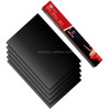 5 PCS 0.2mm Thick Barbecue Grill Mat Non-Stick BBQ Grill Mats, Size:40*33CM(Black)