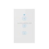 WS-US-03 EWeLink APP & Touch Control 2A 3 Gangs Tempered Glass Panel Smart Wall Switch, AC 90V-250V, US Plug