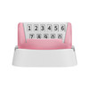 Multi-functional Creative Stereo Rotation Temporary Parking Number Plate / Car Mobile-phone Holder (Pink)