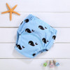 Baby Cotton Washable Four-layer Gauze Diaper, Suitable Height:110 Yards(Black Whale)