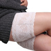Fashion Ladies Small Lace Silicone Non-slip Leg Shaper Bands Elastic Thigh Socks Cover, Size: 58-65cm(White)