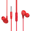 ORICO SOUNDPLUS-RP1 1.2m In-Ear Music Headphones with Mic, For iPhone, Galaxy, Huawei, Xiaomi, LG, HTC and Other Smart Phones (Red)