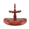 Rosewood Semi-circular Removable Five-seat Pipe Holder