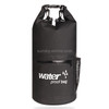 Outdoor Waterproof Dry Dual Shoulder Strap Bag Dry Sack PVC Barrel Bag, Capacity: 10L(Black)