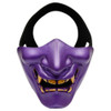 WosporT Halloween Dancing Party Grimace Half Face Mask(Purple)