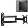 14-27 inch Universal Rotatable Retractable Computer Monitor Three Arms Wall Mount Bracket