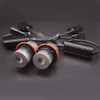 2 PCS DC 12-24V 20W 1600LM 4-LED Angel Eyes Light Bulb for BMW E39/E53/E60/E61/E63/E64/E65/E66/E87, (White Light)