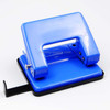 Fashion Portable Mini Office School Double Hole Punching Machine Manual Drilling(Blue)