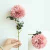 Dandelion Flower Ball Simulation Flower Home Decoration Wedding Bouquet(Blush)