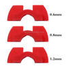 3 PCS Shock Absorption Shockproof Standing Handle Rubber Damper for Xiaomi Mijia M365 Electric Scooter(Red)