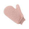 Solid Color Double-sided Soft Skin Non-slip Gloves Bath Brush(Pink)