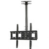 32-70 inch Universal Height & Angle Adjustable Single Screen TV Wall-mounted Ceiling Dual-use Bracket, Retractable Range: 0.5-3m