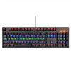 M-8 USB Wired Colorful Backlit Gaming Mechanical Keyboard, Cable Length: 1.47m(Black)
